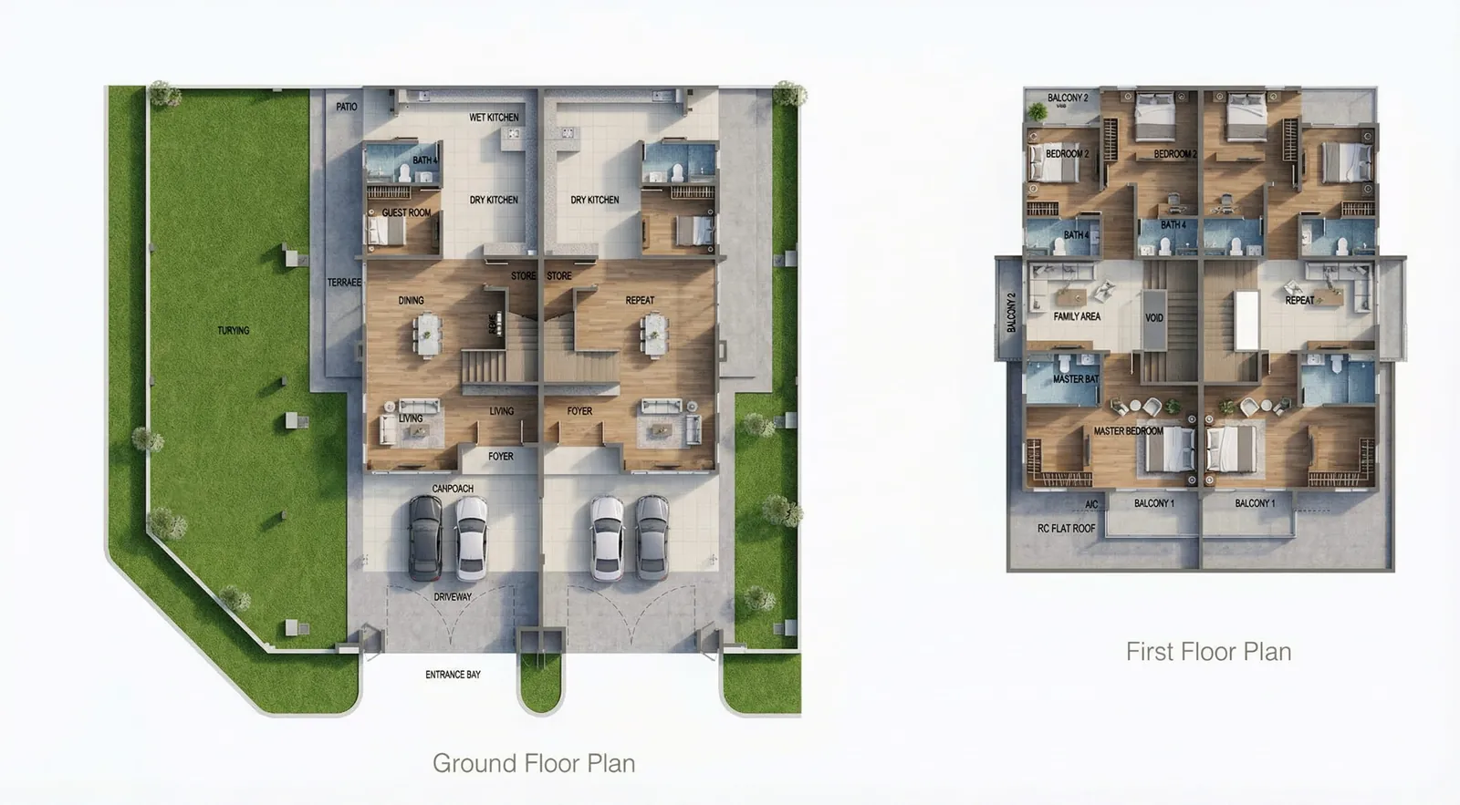 Riveria Cluster Floorplan