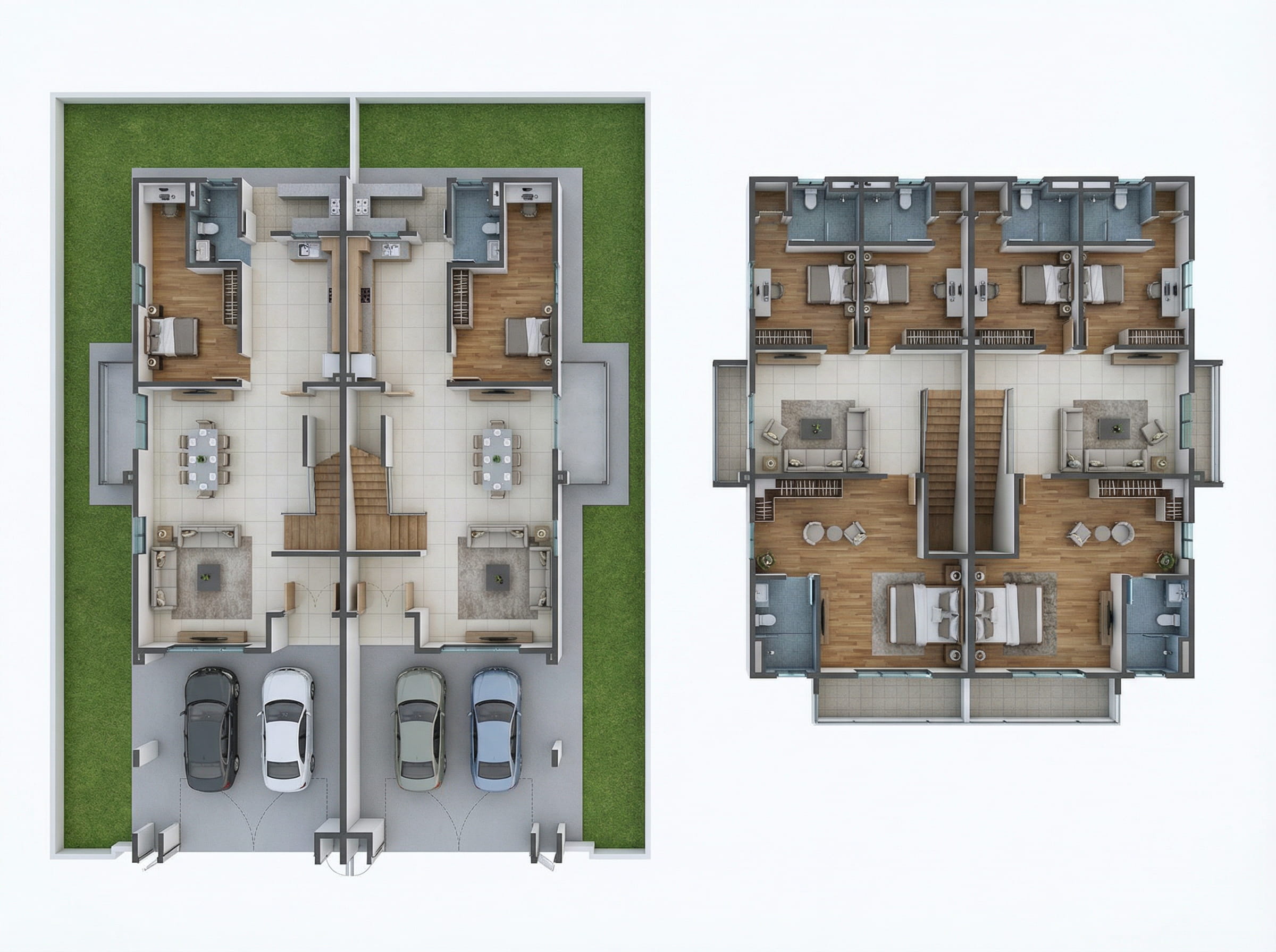 Riveria Semi-D Floorplan