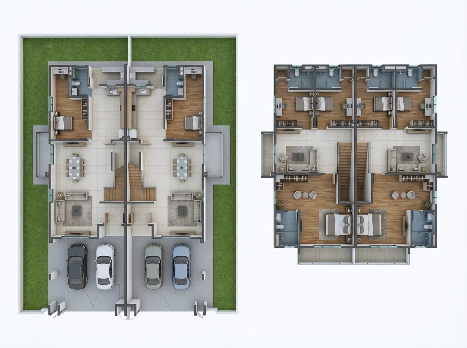 Riveria Semi-D Floorplan