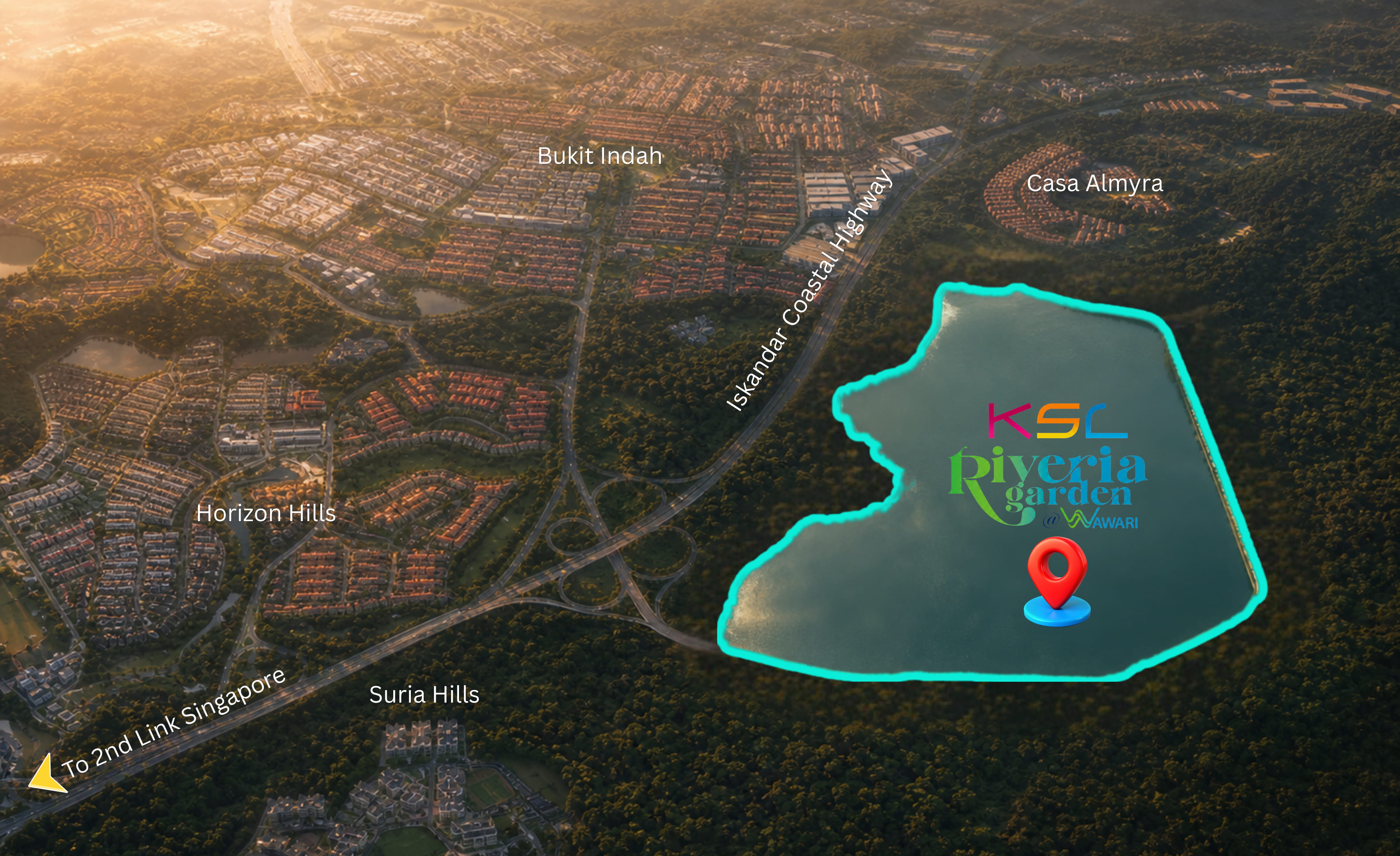 KSL Riveria Location Map